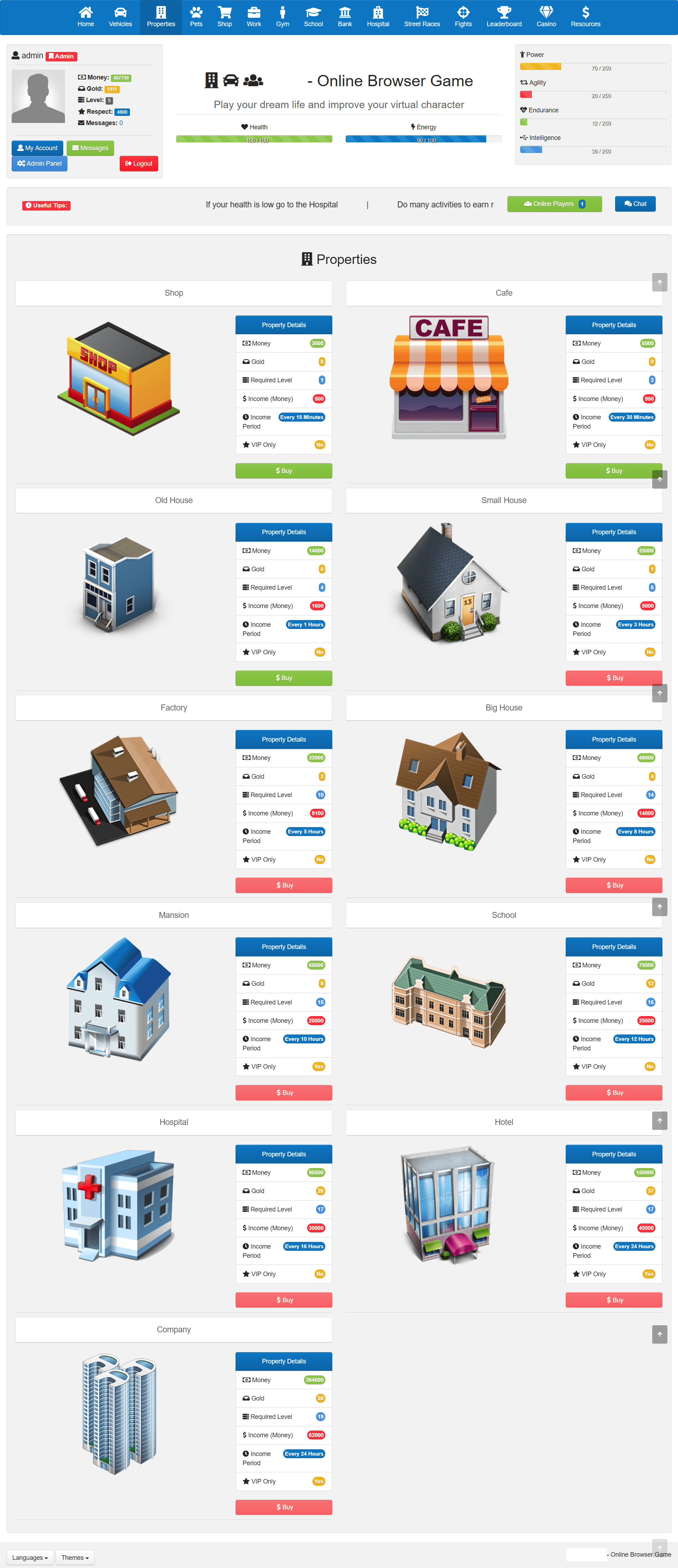 fScraper online roleplaying game